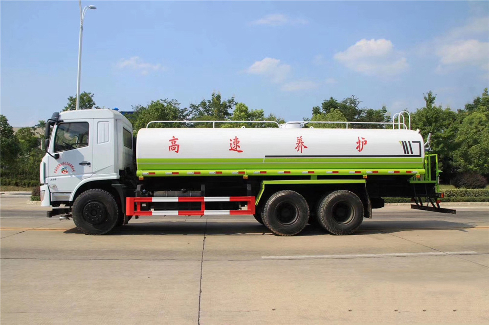 國六20立方東風(fēng)專底后雙橋灑水車