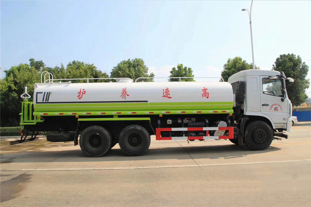 國六20立方東風(fēng)專底后雙橋灑水車
