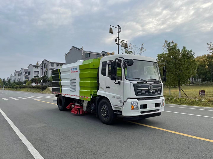 國六東風天錦掃路車-程力洗掃車廠家