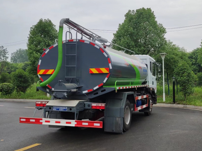 國六東風多利卡D9 13方吸糞車_程力吸糞車廠家